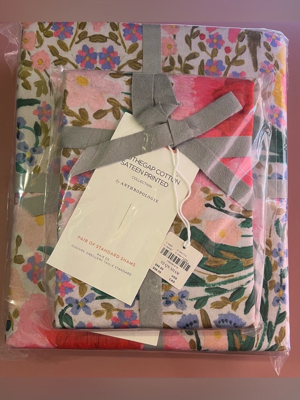 Anthropologie MINDTHEGAP Cotton Sateen Printed Duvet Cover & Shams, Susie Q - Picture 7 of 8